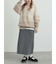 リブニットスカート
