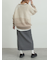 リブニットスカート