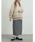 リブニットスカート