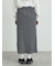 リブニットスカート