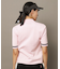 半袖モックネック ニット