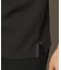 撥水加工 ロゴラインストレッチモックネックT