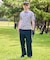 撥水加工/UVカット/接触冷感 スーパーライトサイドポケット ワイドパンツ