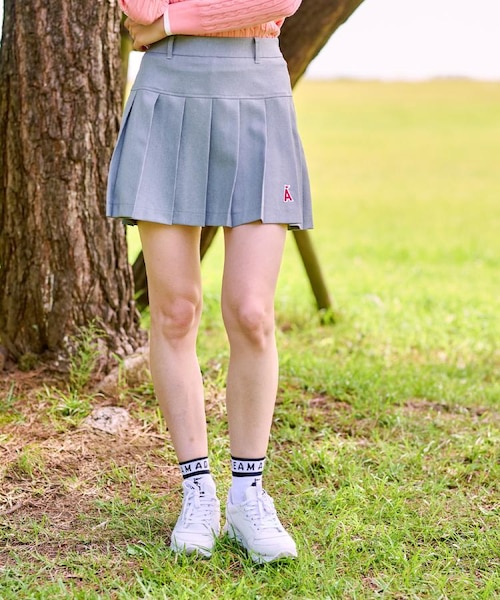 ☆新品☆　adabat　アダバット　レディース　プリーツ　ニットスカート プリーツスカート｜アダバットストリームの通販｜&mall（アンドモール