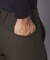ウールライクテーパードパンツ