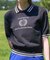 エンブレムスキッパーニットポロシャツ
