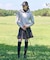 エンブレムロゴハーフジップフーディ