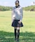 エンブレムロゴハーフジップフーディ
