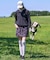 エンブレムロゴハーフジップフーディ