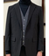 メリノウール Vネックウエストコート