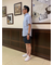 ストレッチコットン シアサッカーストライプ ショートスリーブ カジュアルシャツ Regular Fit