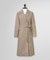 リネン/コットン スプリットスリーブ トレンチコート