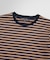 コットン ストライプ リンガーTシャツ