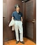 GF　スーピマコットン　ストレッチピケ　ポロシャツ