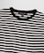 コットン ストライプ リンガーTシャツ
