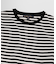 コットン ストライプ リンガーTシャツ