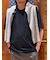 ウール／ナイロン　クルーネック　Tシャツ