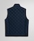 ポリエステル モックネック キルティングベスト