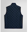 ポリエステル モックネック キルティングベスト