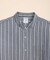 コットンドビー ストライプ バンドカラー カジュアルシャツ Regular Fit