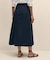 リネン　Aライン　ロングスカート
