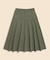 ストレッチコットンサテン　Aラインスカート