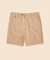 リネン/コットン　プレーンフロント　9inショーツ