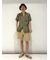 コットン　ワッフル　キャンプシャツ　Regular Fit