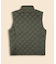 ポリエステル　モックネック　キルティングベスト