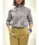 ラグジュアリー　コットンツイル　GFロゴ　チェック　カジュアルシャツ　Regular Fit