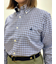 ラグジュアリー　コットンツイル　GFロゴ　チェック　カジュアルシャツ　Regular Fit