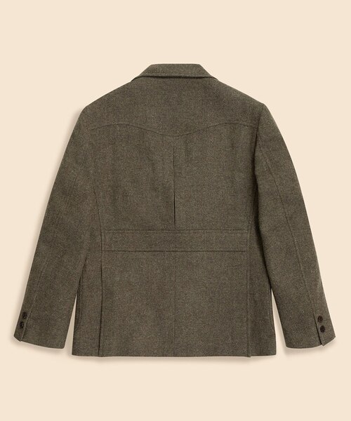 ウール 3釦ノーフォークジャケット Made in USA｜ブルックス