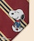Brooks Brothers × PEANUTS　シルク　スヌーピー＆ウッドストックエンブロイダリー　BB#1ストライプ　ジャカードタイ