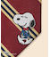 Brooks Brothers × PEANUTS　シルク　スヌーピー＆ウッドストックエンブロイダリー　BB#1ストライプ　ジャカードタイ