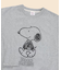 Brooks Brothers × PEANUTS　コットンフレンチテリー　スヌーピープリント　スウェットシャツ