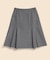 ポリエステル/ウール　ピンヘッド　フレアスカート