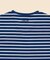 コットン　GFロゴ　マリナーストライプ　ロングスリーブTシャツ