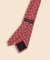 シルク　ヘリンボーン　フラワーモチーフタイ