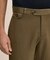 リネン／コットン　プレーンフロントパンツ　Regular