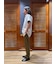 ◆オンラインストア限定◆ コットン　ビッグGFロゴ　シアサッカー　ショートスリーブ　カジュアルシャツ　Traditional Fit