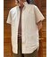 ◆オンラインストア限定◆ コットン　ビッグGFロゴ　シアサッカー　ショートスリーブ　カジュアルシャツ　Traditional Fit
