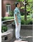 コットン　アイランドプリント　オープンカラーシャツ　Regular Fit