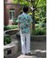 コットン　アイランドプリント　オープンカラーシャツ　Regular Fit