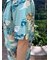 コットン　アイランドプリント　オープンカラーシャツ　Regular Fit