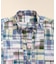 コットン　マドラスパッチワーク　ショートスリーブ　カジュアルシャツ　Regular Fit