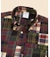 コットン　マドラスパッチワーク　ショートスリーブ　カジュアルシャツ　Regular Fit