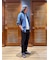 アイリッシュリネン　シーズナルパターン　カジュアルシャツ　Regular Fit