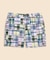 コットン　マドラスパッチワーク　7inショーツ