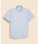 ストレッチブロードクロス　ストライプ　ショートスリーブ　ドレスシャツ　Regular Fit