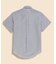 コットン／ペーパーヤーン　GFロゴ　ストライプ　ショートスリーブ　カジュアルシャツ　Traditional Fit